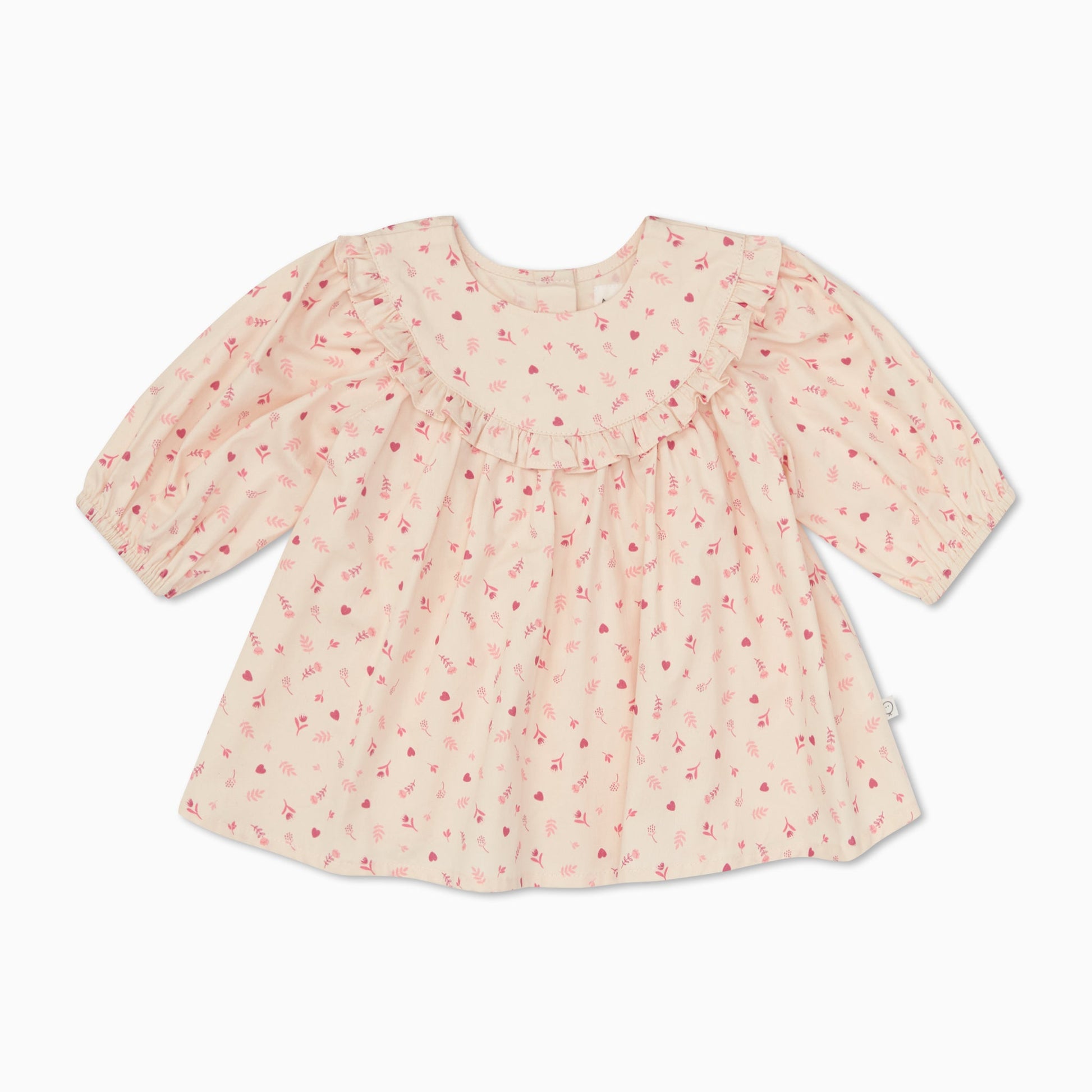 Floral Frilled Collar Dress
