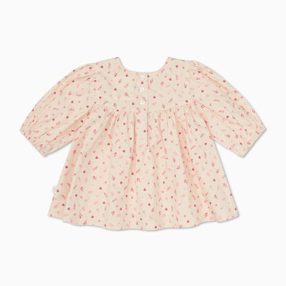 Floral Frilled Collar Dress
