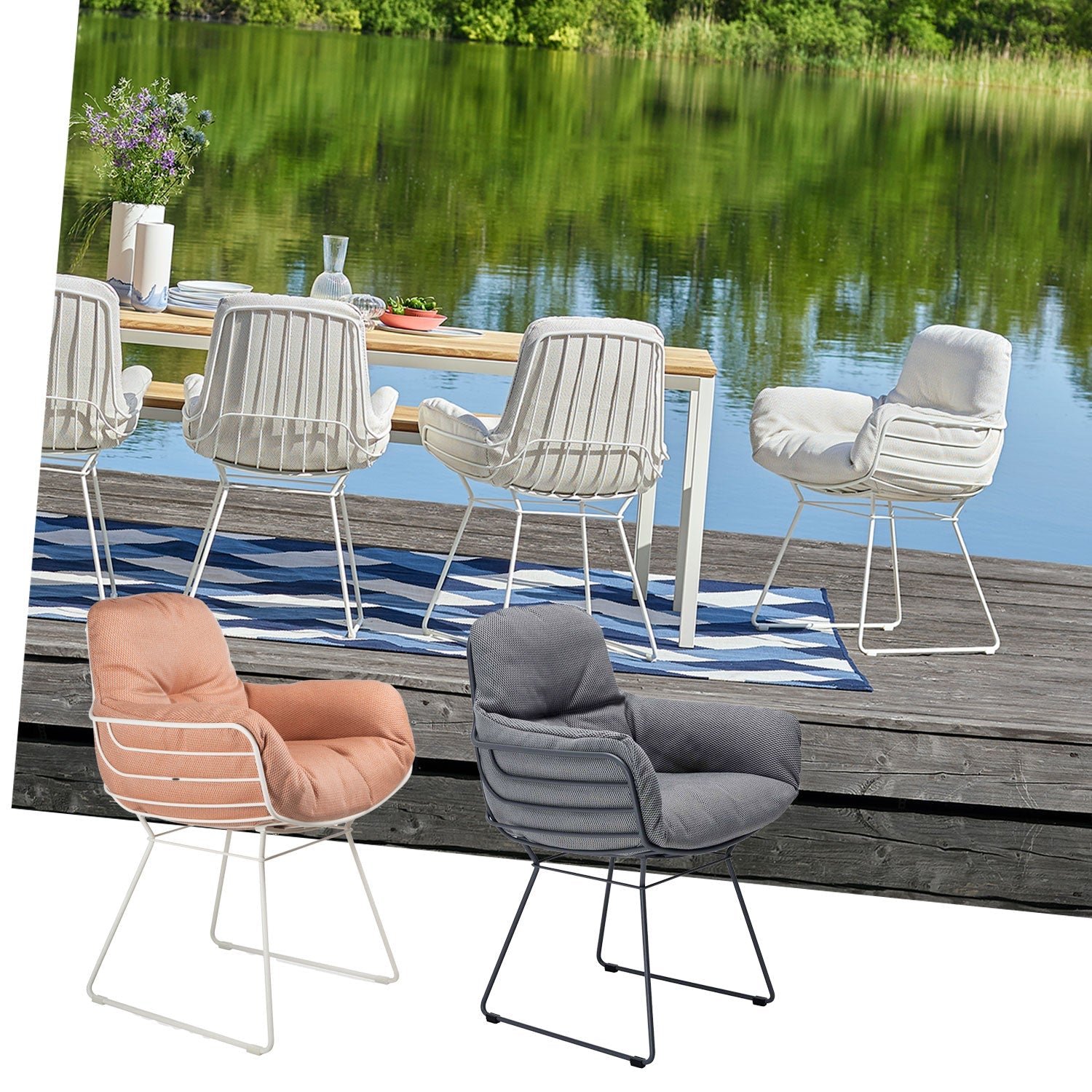 freifrau | leyasol armchair | high