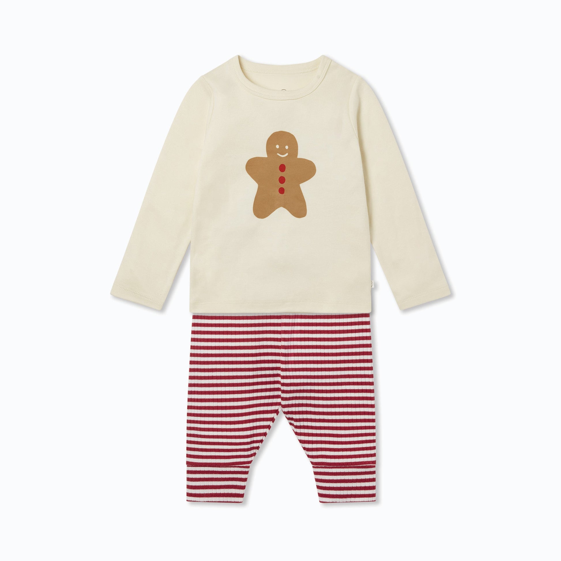 Gingerbread T-Shirt & Ribbed Leggings Outfit