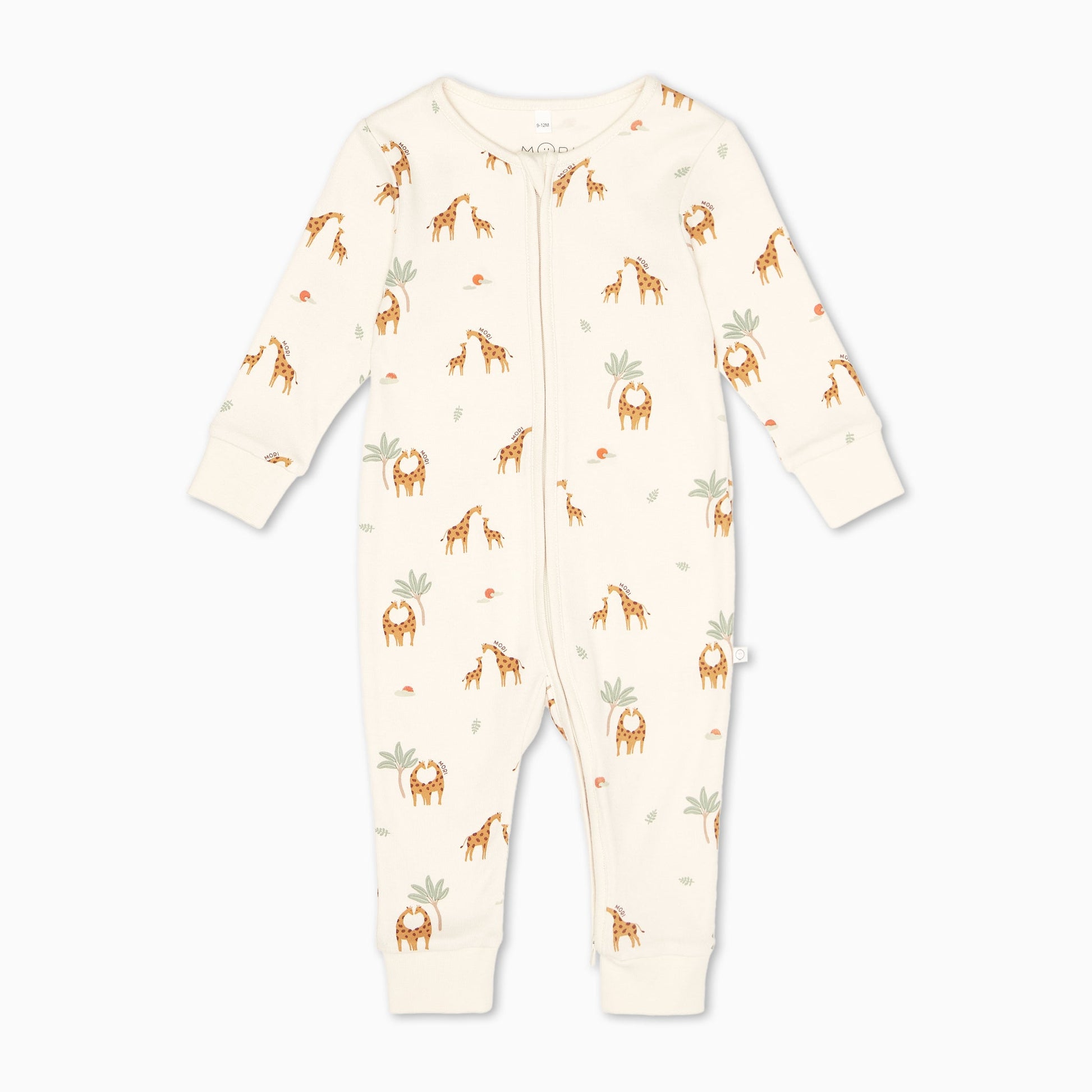 Giraffe Print Clever Zip Sleepsuit