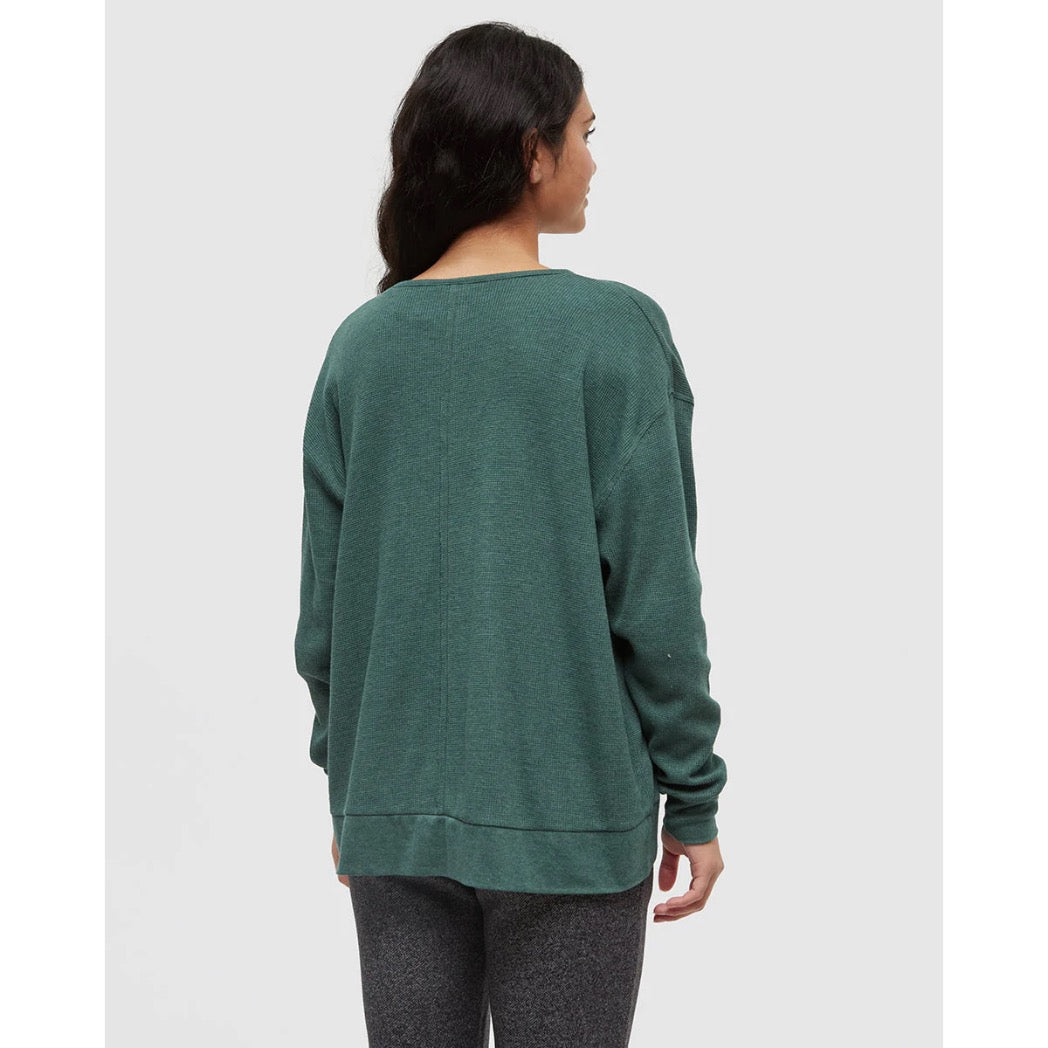 TENTREE - MEYER LONGSLEEVE | Forest Pine Heather