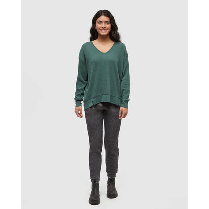 TENTREE - MEYER LONGSLEEVE | Forest Pine Heather