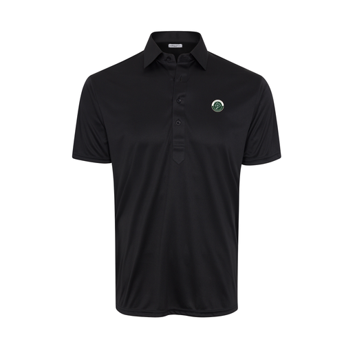 Greenwich Sound Polo Semi-Spread Collar Polo Black