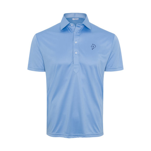 Greenwich Sound Polo Semi-Spread Collar Polo French Blue