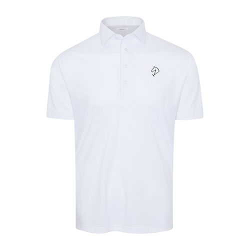 Greenwich Sound Polo Semi-Spread Collar Polo White