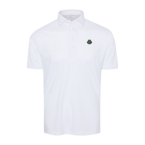 Greenwich Sound Polo Semi-Spread Collar Polo White