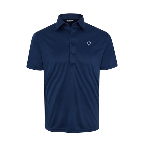 Greenwich Sound Polo Semi-Spread Collar Polo Navy