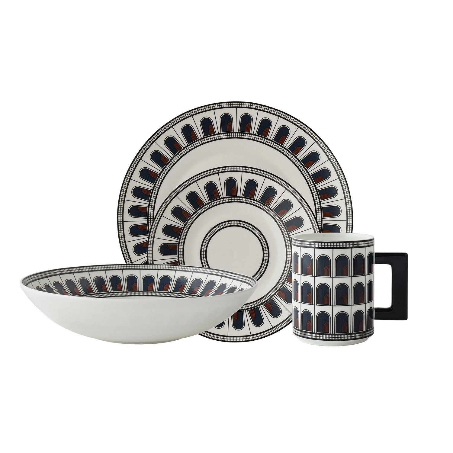 greg natale | palazzo dinner plate | navy ~ DC
