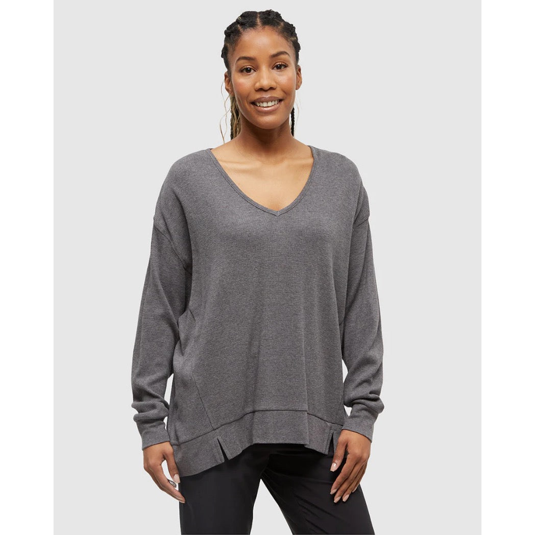TENTREE - MEYER LONGSLEEVE | Dark Grey Heather