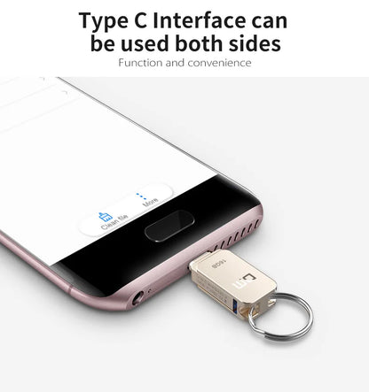 Dual Storage Phone with USB-C 3.0 OTG Durable Metal New Stock