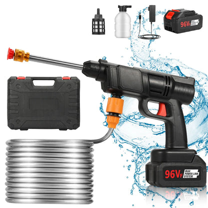 Convenient Versatile 21V Car Washer High-Pressure Multi-Functional Water Gun Made Metal Plastic Steel Stainless PP for Car Wash