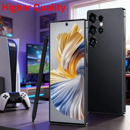 7.7 Inch 22GB+2TB S25 ultra Smart Phones High Quality 5G Big Screen Android 15 Cell Phone S25 ULTRA Mobile Phones