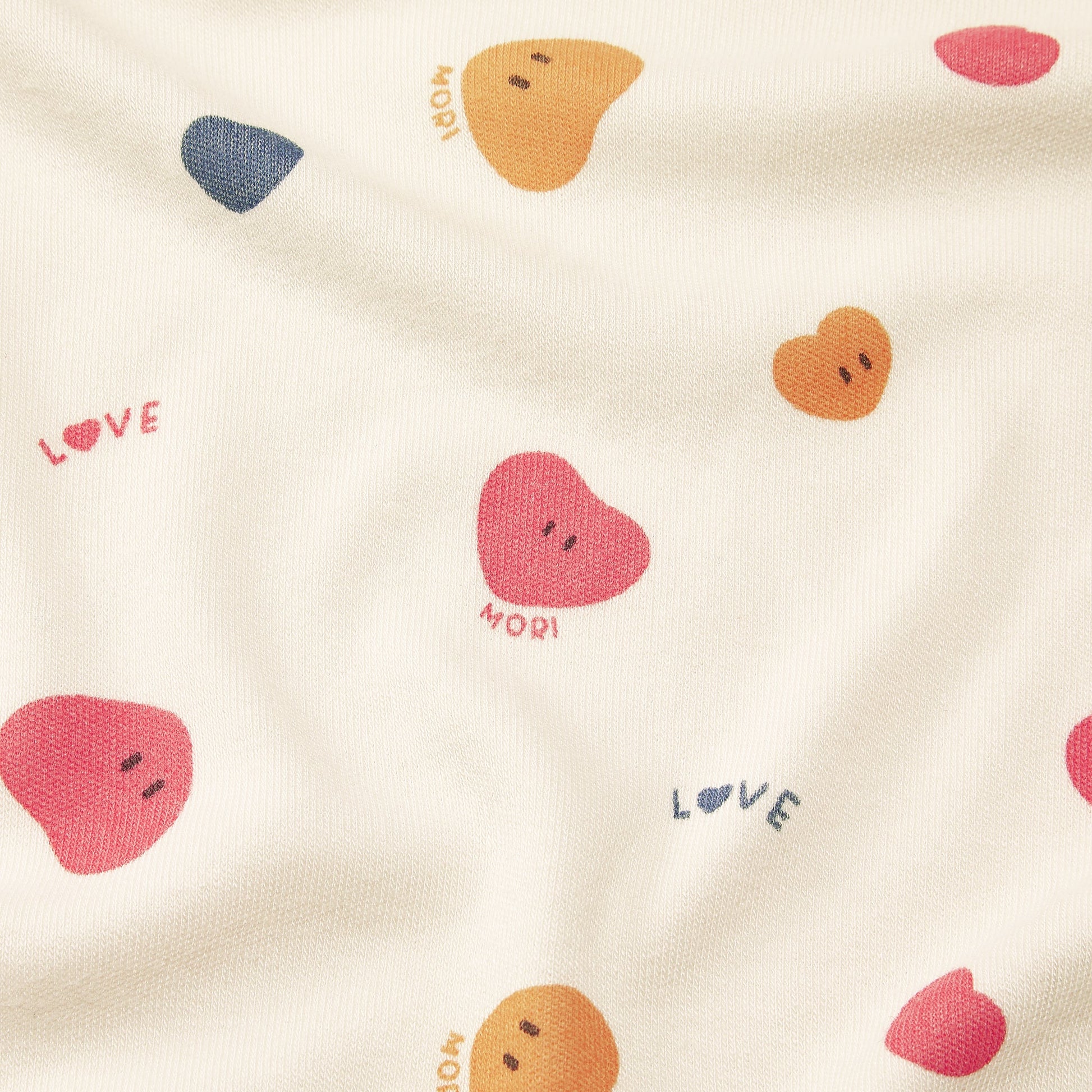 Heart Print Clever Zip Sleepsuit