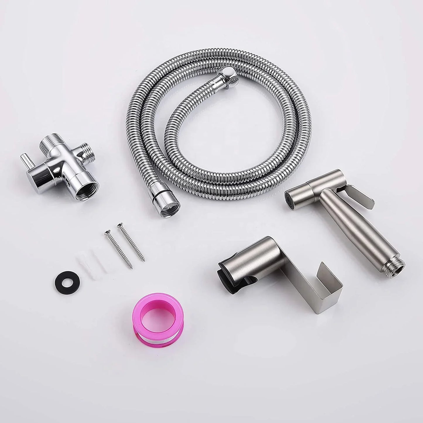 304 Stainless Steel Handheld Bidet Sprayer Toilet Kitchen Shower Set for Bathroom Cloth Diaper Sprayer