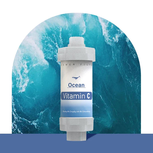 8 Scented Easy Installation Household Water Purifier Vitamin C Infused Shower and Laundry Filter for Skin Care Facial Cleansing