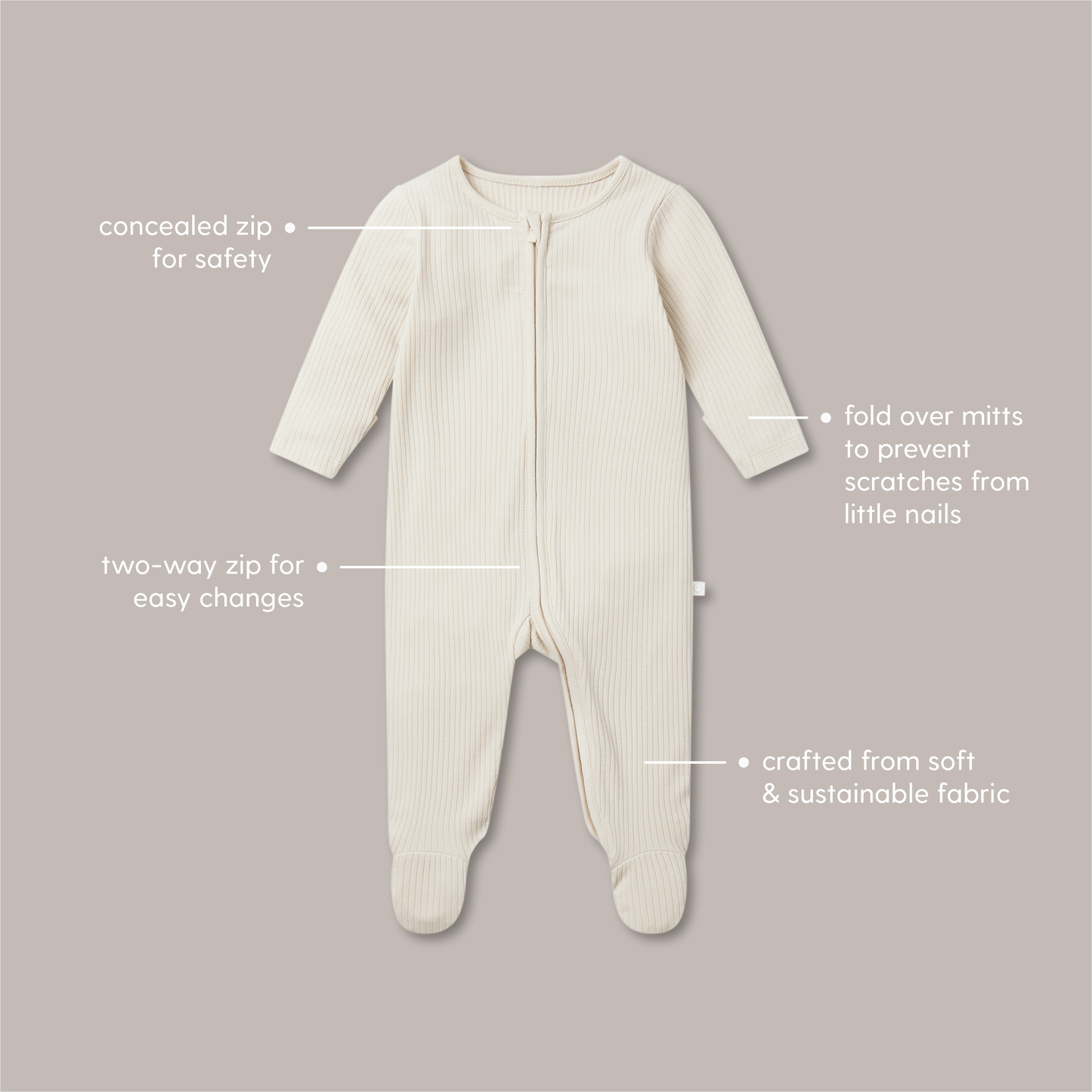 Crocodile Clever Zip Sleepsuit 4 Pack