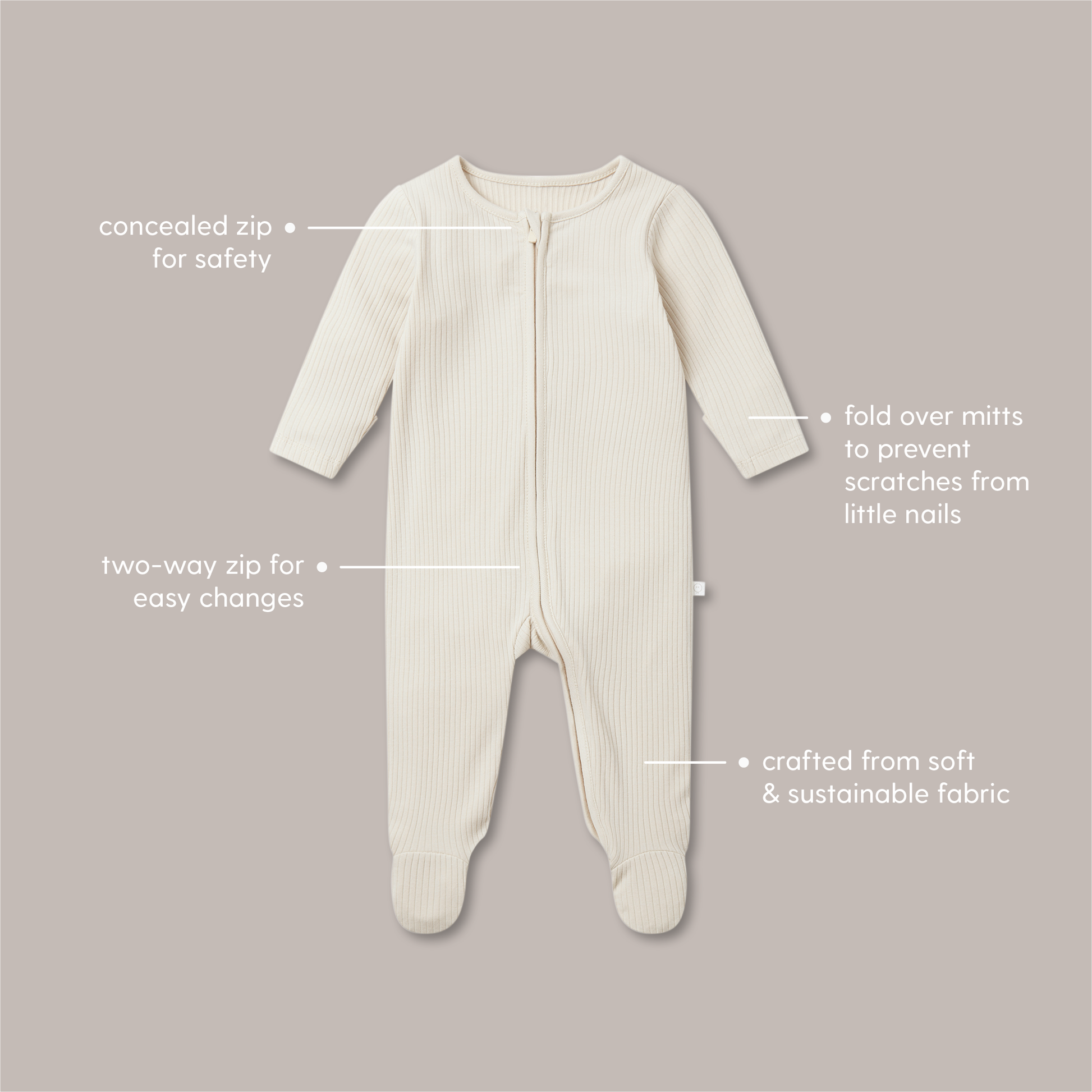 Crocodile Clever Zip Sleepsuit 4 Pack