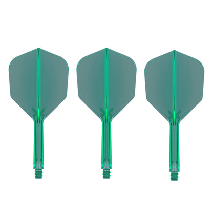 TARGET - K-FLEX All-In-One Moulded Flights NO6 Size - GREEN