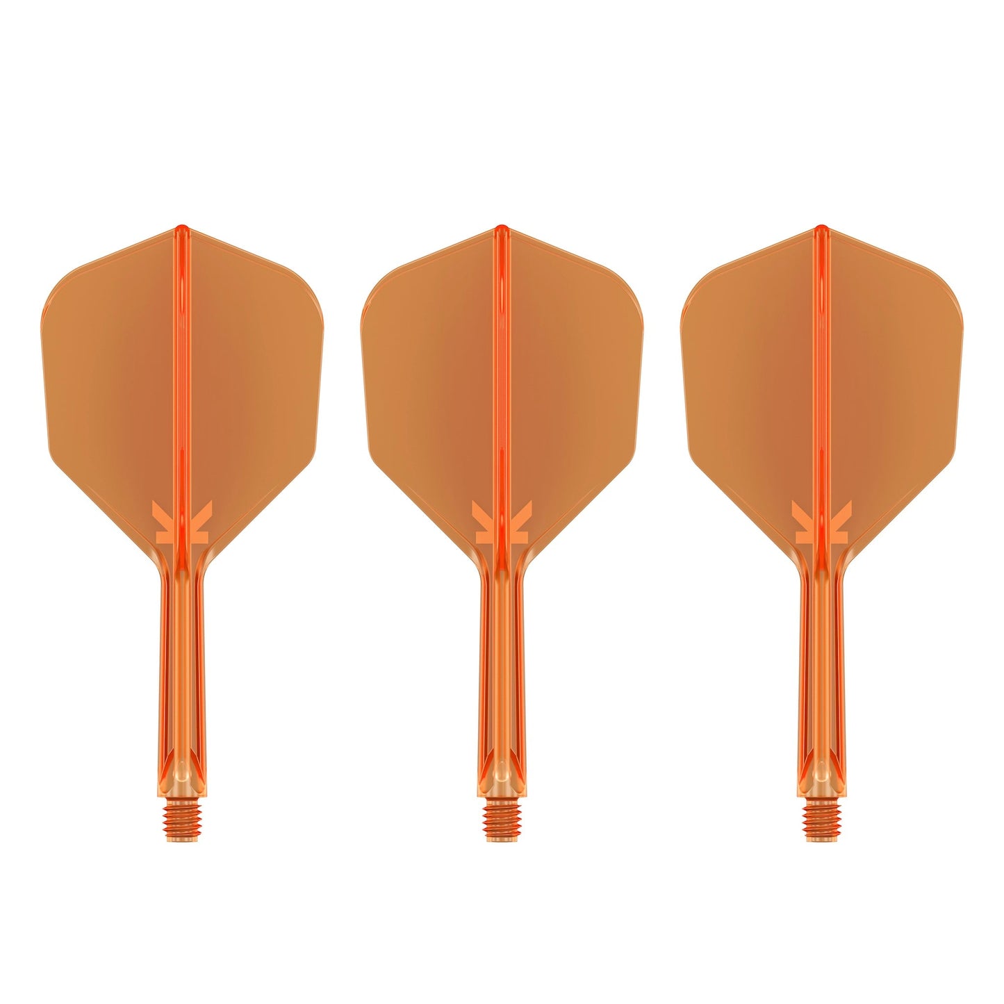TARGET - K-FLEX All-In-One Moulded Flights NO6 Size - Neon Orange