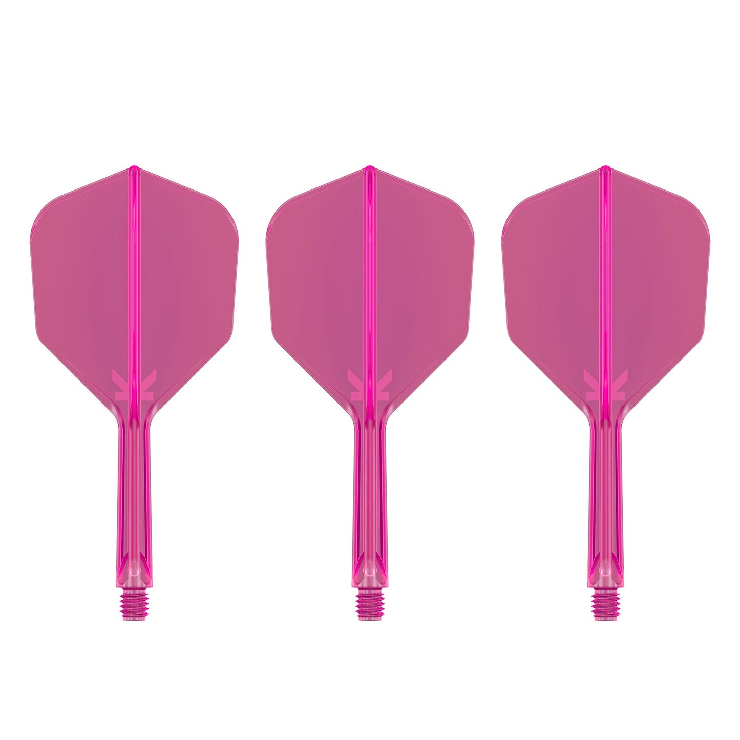 TARGET - K-FLEX All-In-One Moulded Flights NO6 Size - Neon Pink
