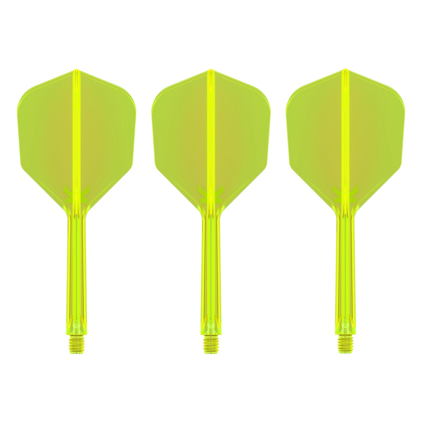 TARGET - K-FLEX All-In-One Moulded Flights NO6 Size - Neon Yellow