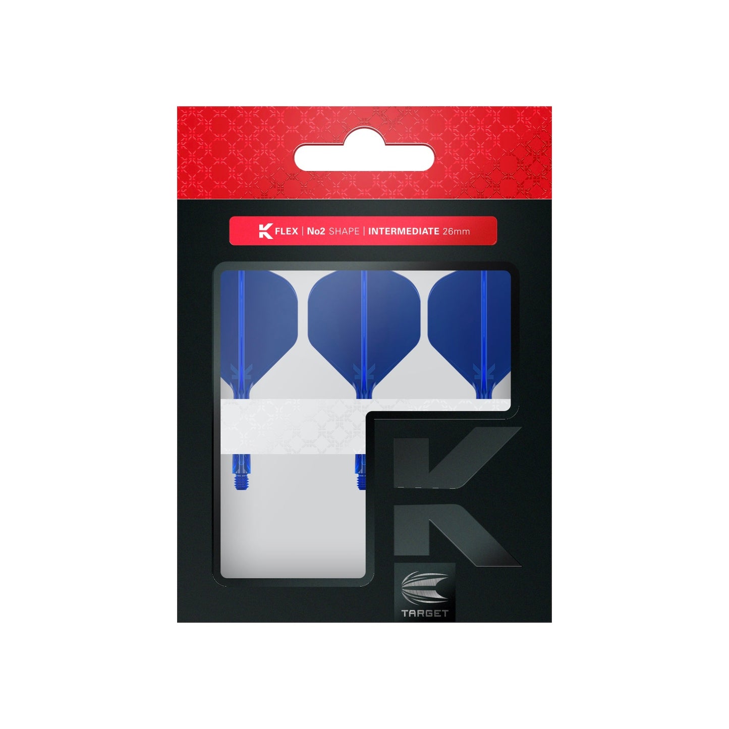 TARGET - K-FLEX All-In-One Moulded Flights NO2 Size - BLUE