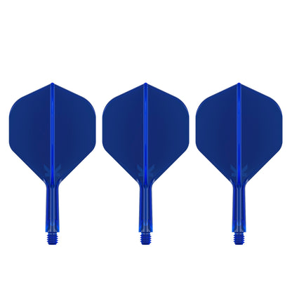 TARGET - K-FLEX All-In-One Moulded Flights NO2 Size - BLUE