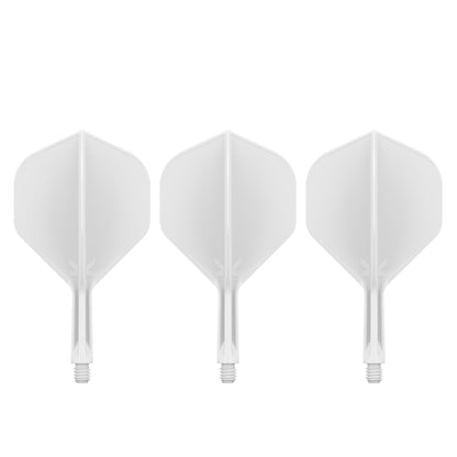 TARGET - K-FLEX All-In-One Moulded Flights NO2 Size - WHITE