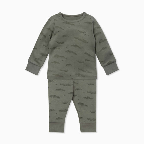 Khaki Cloud Long Sleeve T-Shirt & Leggings Set