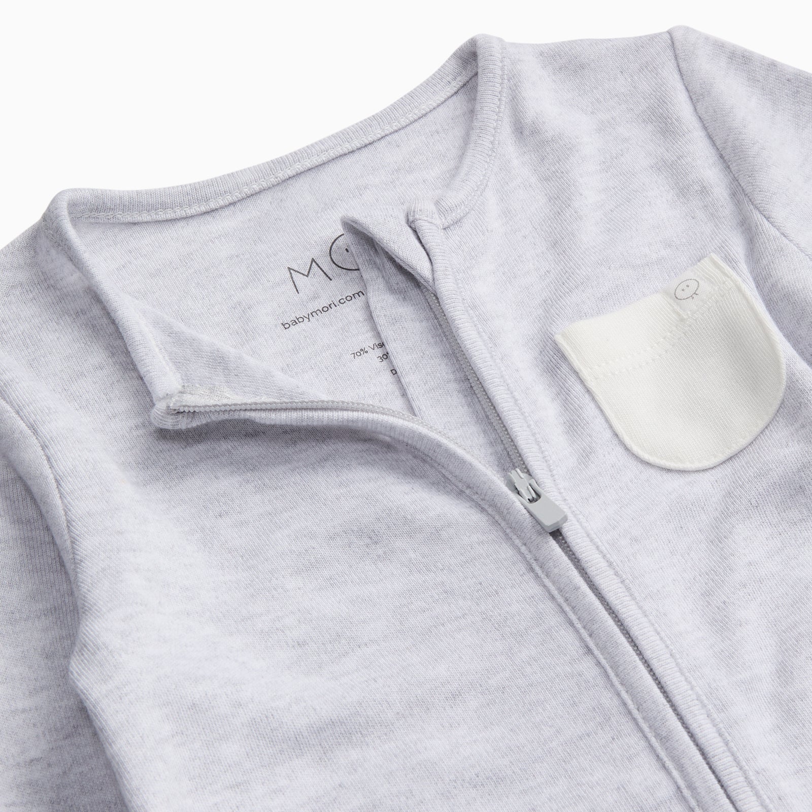 Clever Zip Sleepsuit - Grey