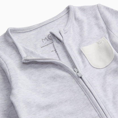Clever Zip Sleepsuit - Grey