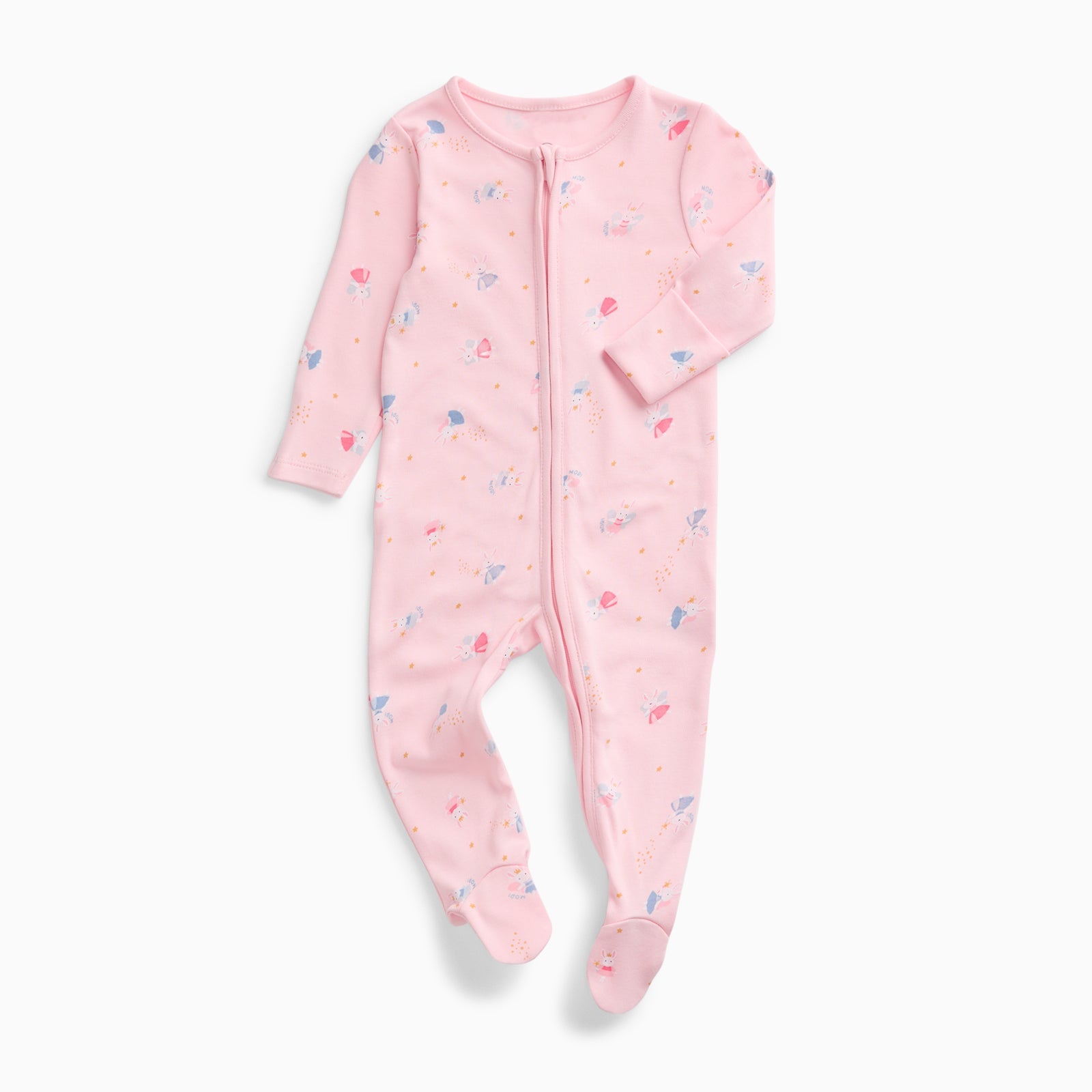 Enchanted Bunnies Clever Zip Sleepsuit