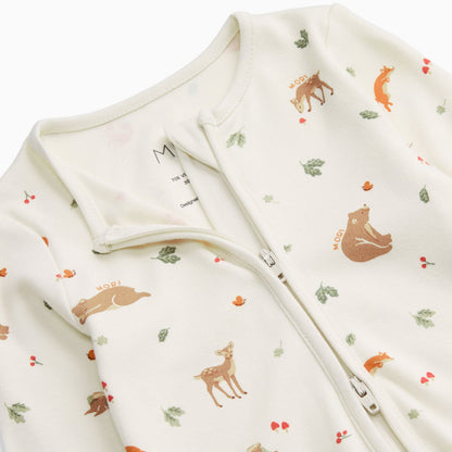Forest Friends Clever Zip Sleepsuit