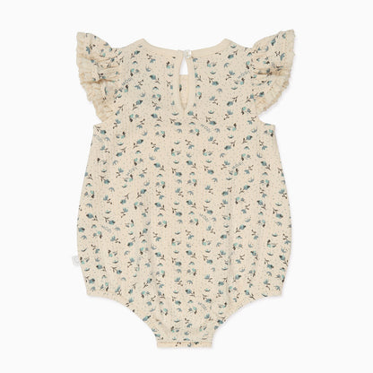 Floral Frilled Ribbed Bloomer