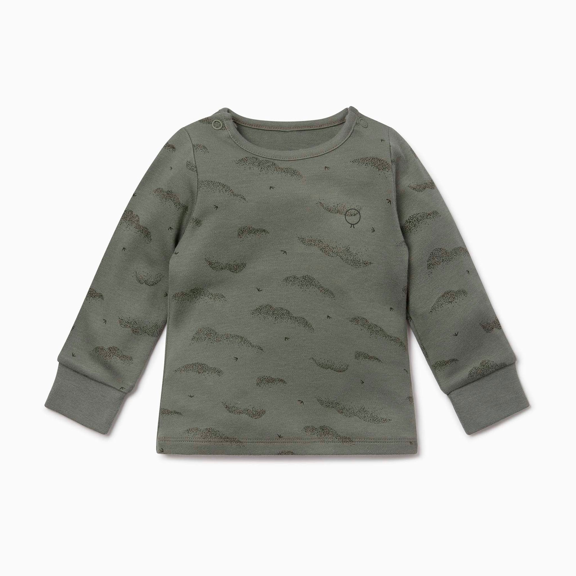 Khaki Cloud Long Sleeve T-Shirt & Leggings Set