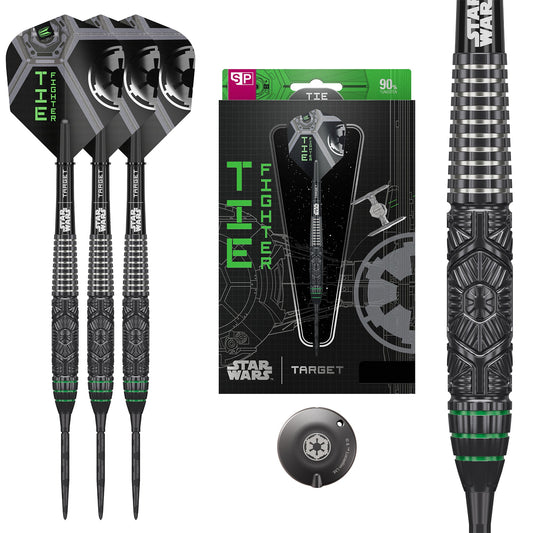 TARGET x STAR WARS - 25g - Tie Fighter - Steel Tip Swiss Point - 90% Tungsten Darts