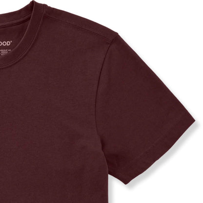 LIFE IS GOOD - MENS CRUSHER TEE | Girl Dad Deep Burgundy