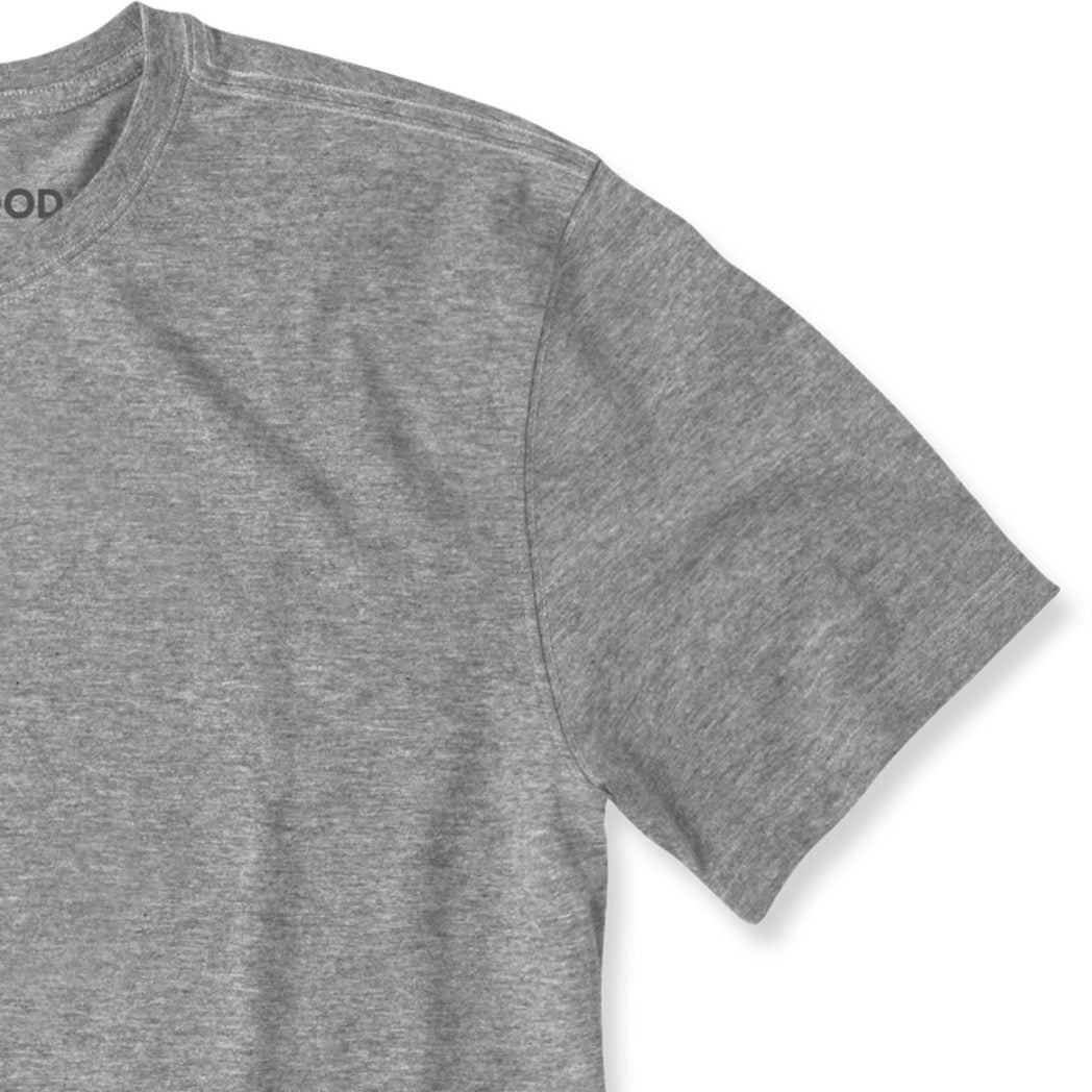 LIFE IS GOOD - MENS CRUSHER TEE | Football Heather Grey