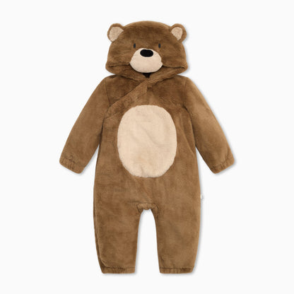 Bear Faux Fur Pramsuit