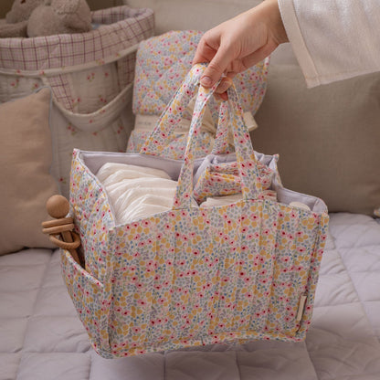Avery Row Nappy Caddy - Wildflower Garden