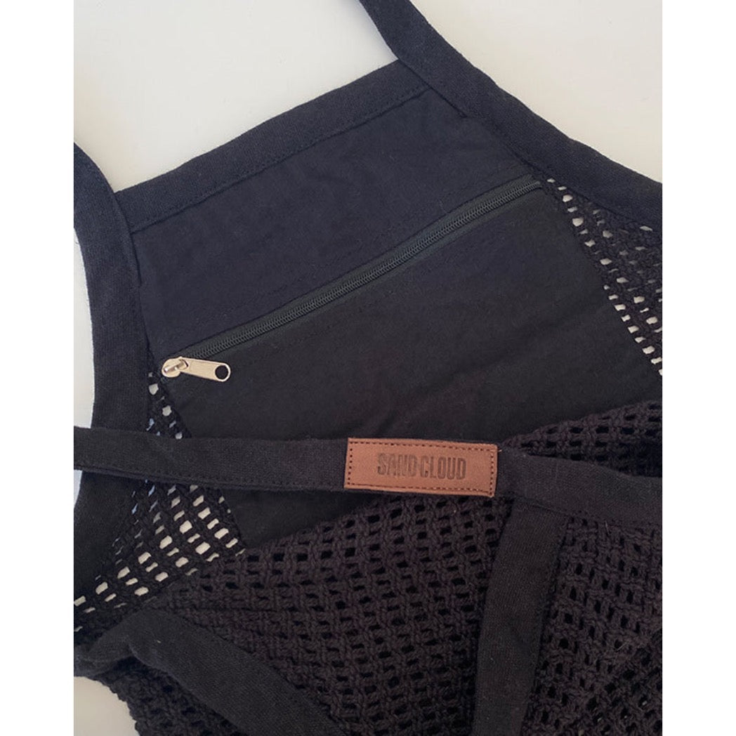 SAND CLOUD -  NET MARKET BAGS | BLACK