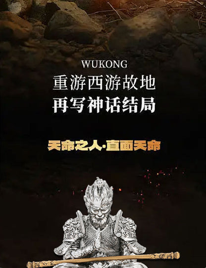 Black God Monkey King Monkey King Car Victory Car Ornaments Accessories Central Console Decoration Men's Car Handwork