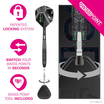 TARGET x STAR WARS - 25g - Tie Fighter - Steel Tip Swiss Point - 90% Tungsten Darts