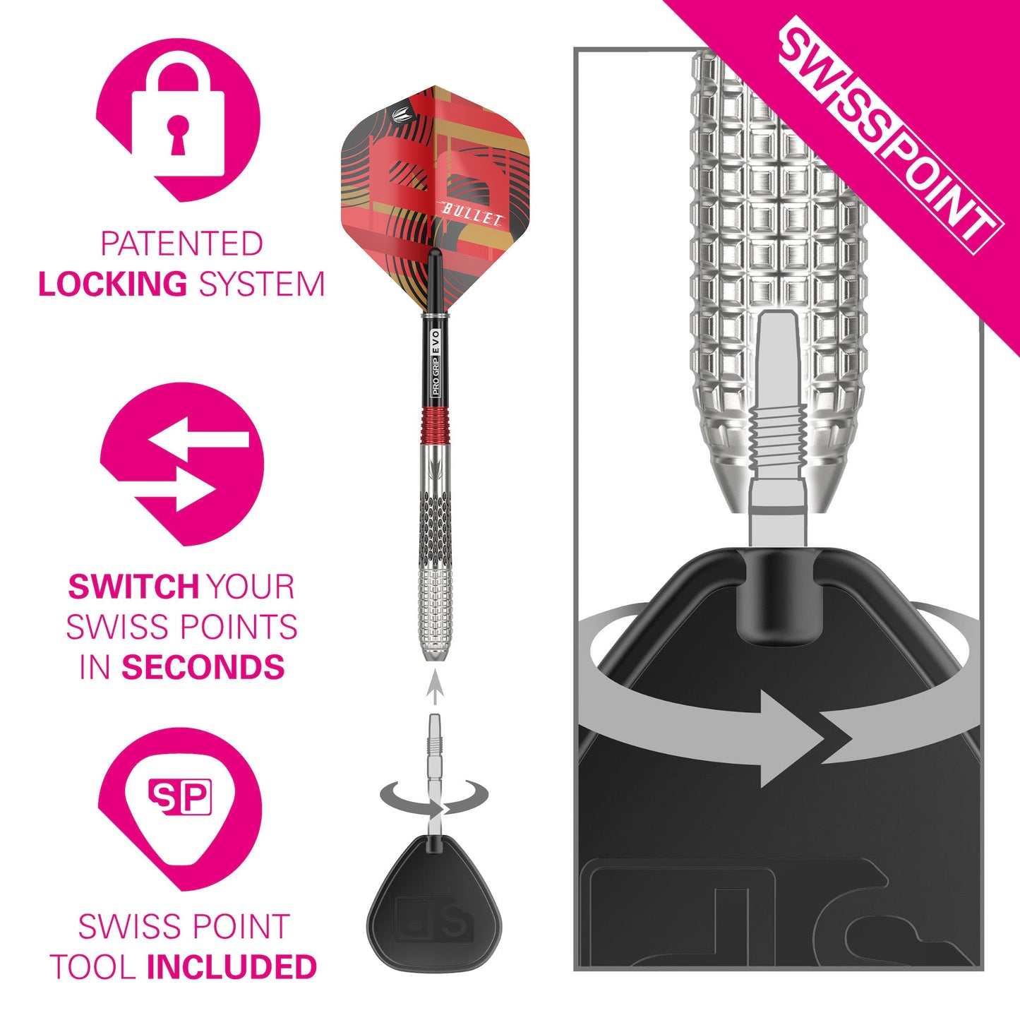TARGET - Stephen Bunting G5 - 95% Tungsten - 22g