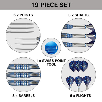 TARGET - 26g - Phil Taylor GX2 - Steel Tip Swiss Point - 95% Tungsten Darts