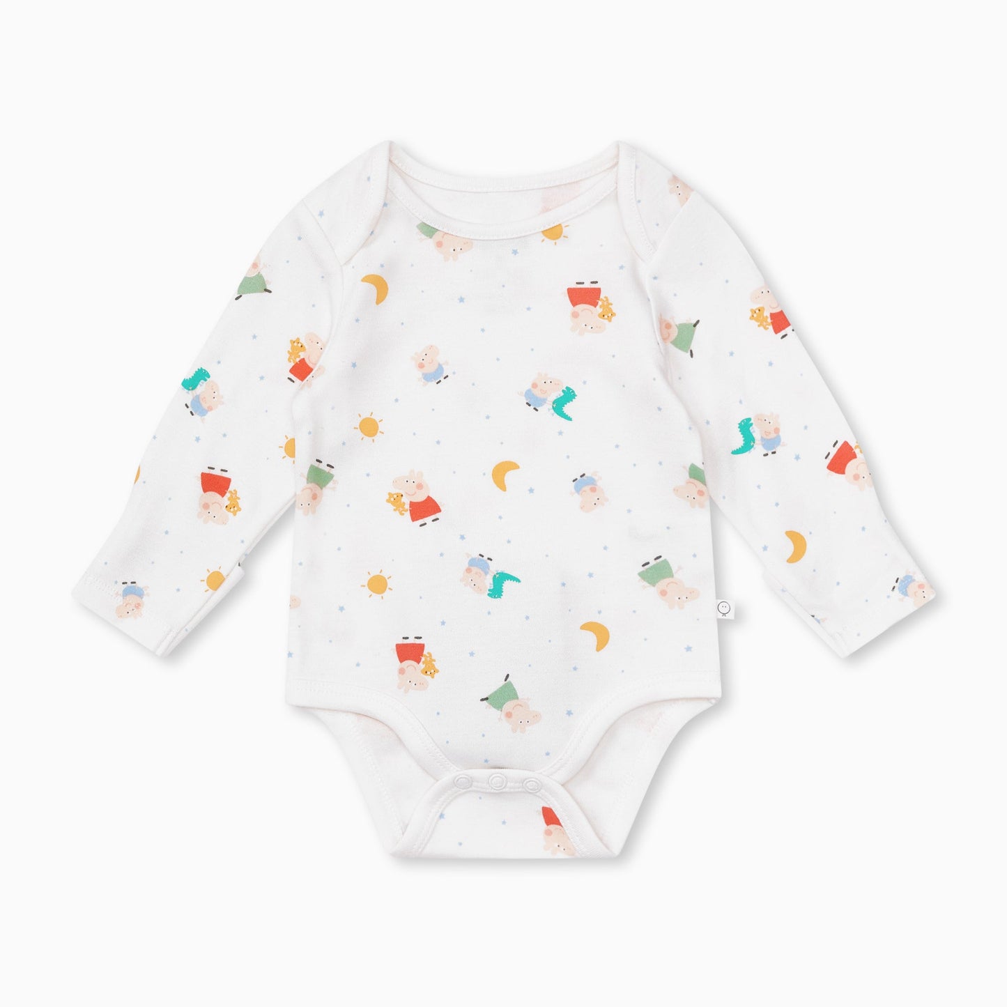 George Pig Ribbed Dungarees & bodysuit Outfit