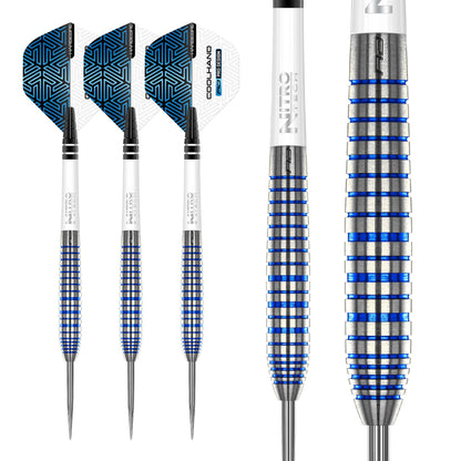 RED DRAGON - Luke Humphries TX3 Cool Blue SE Darts - 90% Tungsten - 24g