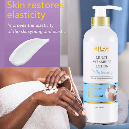AILKE Whitening And Moisturizing Body Lotion, Hydrating, Reduce Black Spots, Even Skin Tone, Suitable All Skin Types Cream