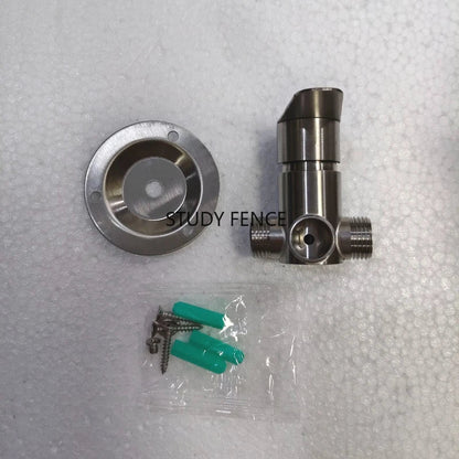 1pc 304 Stainless Steel Surface Mounted Faucet, Shower Head Switch Faucet, Quarter Caliber, Bathroom Hardware Accessories